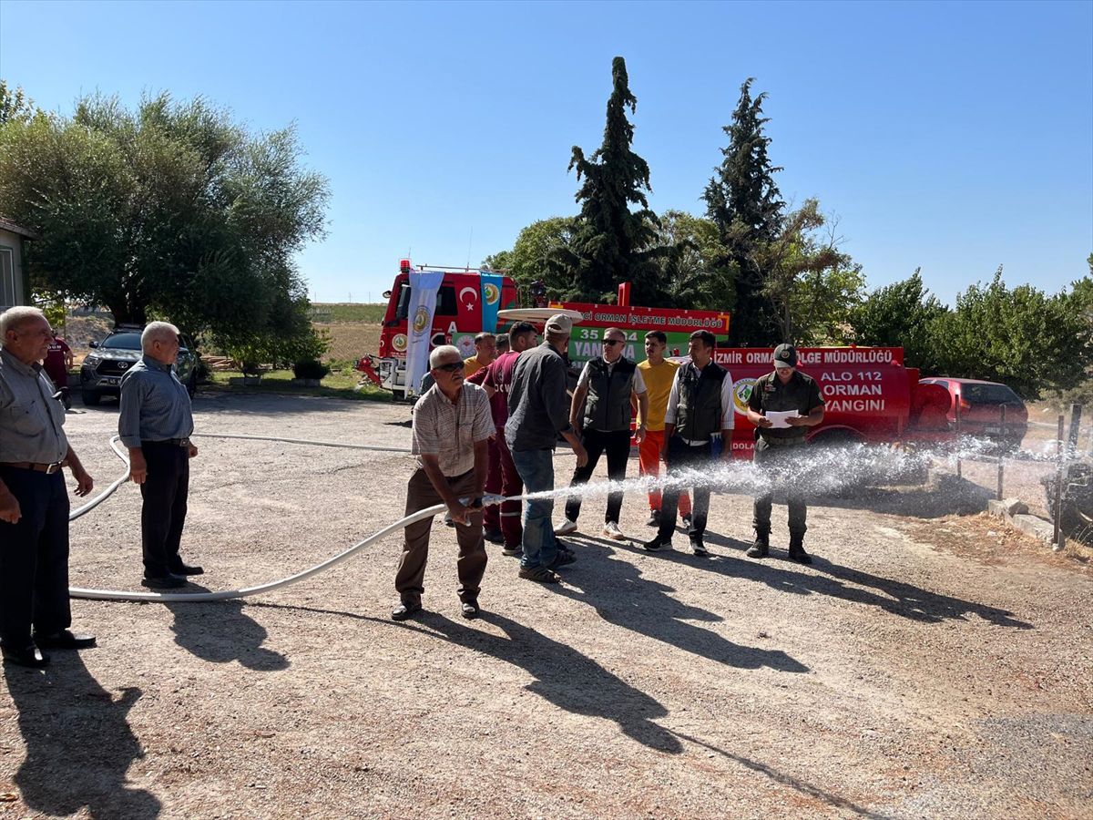 Demirci’ye Yangın Söndürme Tankerleri Gönderildi